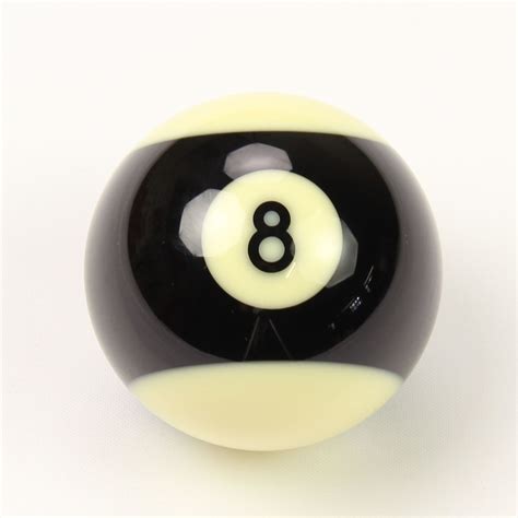 Super Aramith Pro Cup 2 Inch Striped Black 8 Ball In Blister Pack Cue