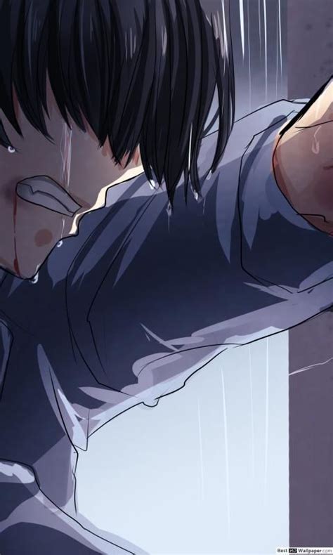 Imagenes Wallpapers Hd Animes Wallpapers Anime Girlxgirl Sad Anime Anime Boy Crying Japon