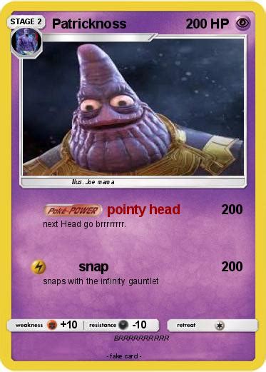 Pokémon Patricknoss Pointy Head My Pokemon Card