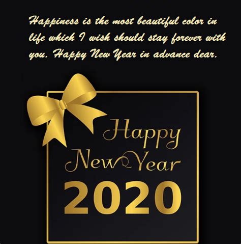 Happy New Year 2020 Advance Wishes Images Pics And Saying Cards Best