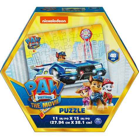 Paw Patrol The Movie 48 Piece Jigsaw Puzzle For Kids Ages 4 And Up