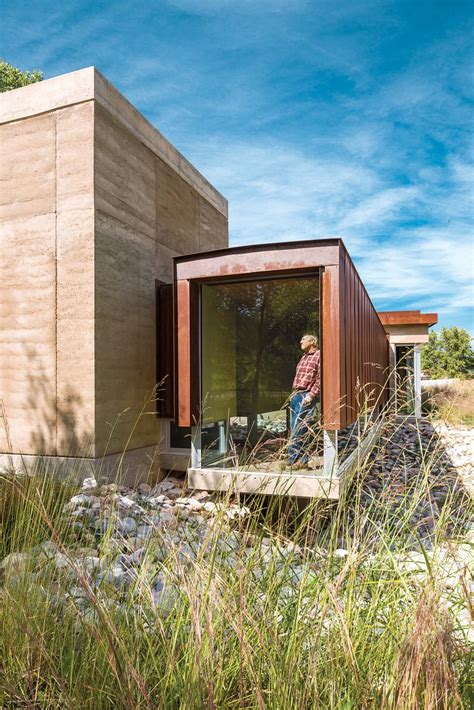 A Sustainable Rammed Earth Home In New Mexico Dwell