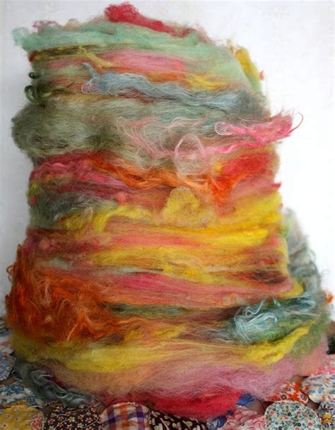 Spinning Yarn Spinning Wheel Hand Spinning Art Batts Art Yarn