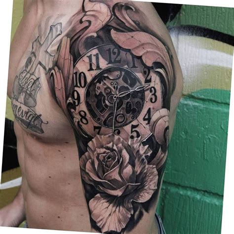 Broken Clock Tattoo Clock Tattoo Sleeve Half Sleeve Tattoo Tattoo