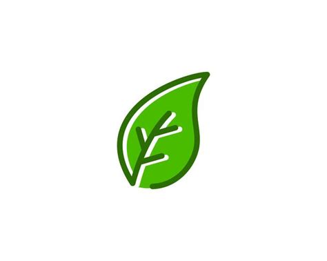Natural Leaf Logo Icon Vector 547658 Vector Art At Vecteezy