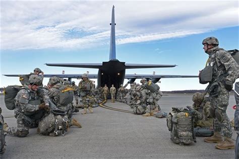 Paratroopers With The 4th Infantry Brigade Combat Team Airborne 25th