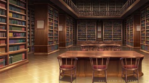 Library By Vui Huynh On Deviantart In 2020 Anime Backgrounds