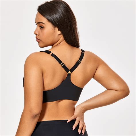 Womens Full Coverage Front Closure Bra Underwire Racerback Light