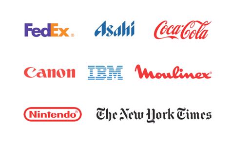 Famous Company Logo Fonts