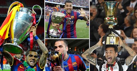 Dani Alves Wins 34th Major Trophy There Are Now Only Two Players On