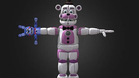 Funtime Freddy Five Nights At Freddyshw Download Free 3d Model By