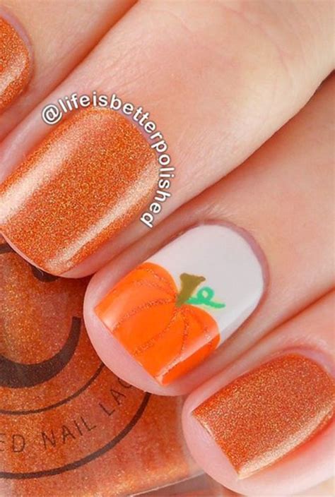11 Absolutely Marvelous Ways To Paint Your Nails This Fall Cute Nails For Fall Thanksgiving