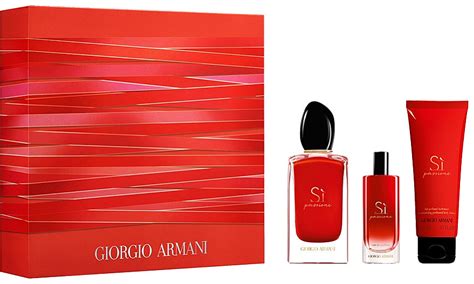 Giorgio Armani Si Passione Set Eau De Parfum 100ml Eau De Parfum Mini 15ml Loción