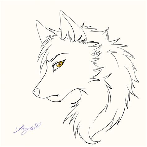 Anime Wolf Sketch At Explore Collection Of Anime