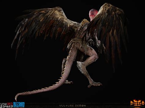 Little Red Zombies Diablo Ii Resurrected Vulture Demon