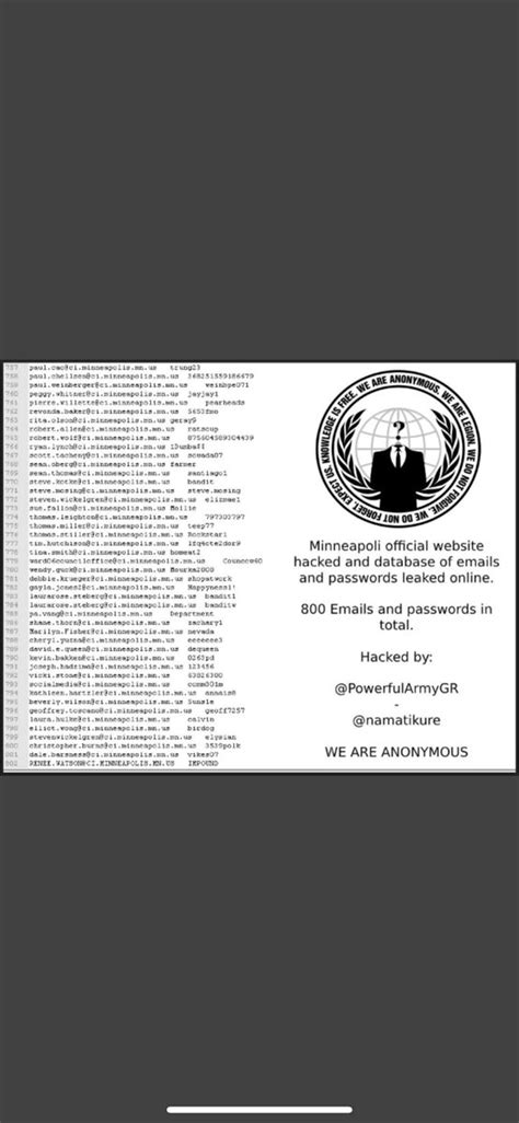 Sameer On Twitter Anonymous Just Released Police Officers Emails And