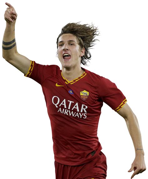 A graph displaying nicolò zaniolo's form, up and down via their performance for each fixture. Nicolo Zaniolo football render - 61773 - FootyRenders