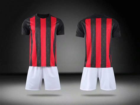 20212022 New Club Red Black Football Team Shirt In Stock Soccer Jersey
