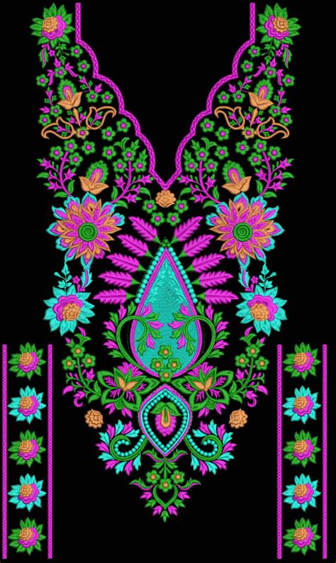 Free EMB Embroidery designs: Neck Design