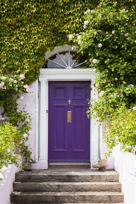 Purple Front Door Color Suggestions Pretty Purple Door