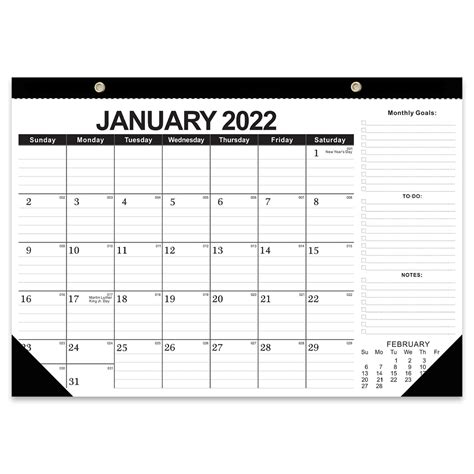Buy Calendar 2022 2023large Deskwall Calendar18 Month Monthly Hanging Wall Calendar Jan