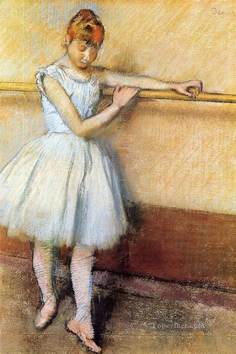 Dancer At The Barre Edgar Degas Circa 1880 Impressionism Ballet Dancer