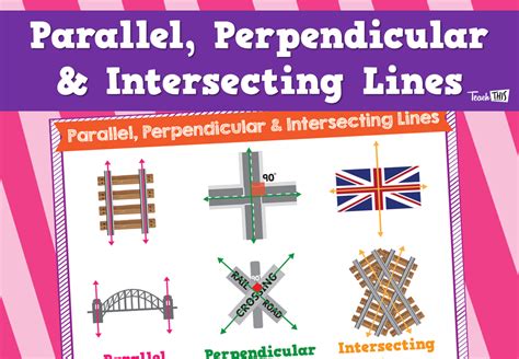 Parallel Perpendicular And Intersecting Lines Teacher Resources And