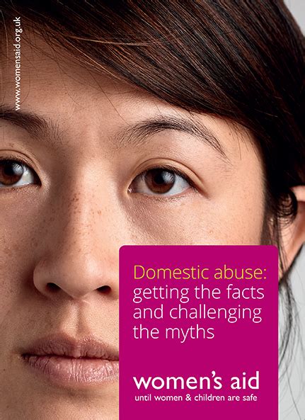 Domestic Violence The Myths A5 Leaflet Press Red Resources