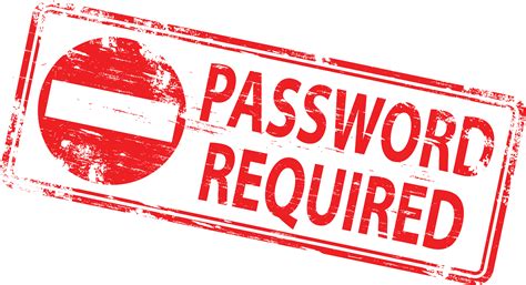 Download Secret Password Clipart Password Required Png Image With No