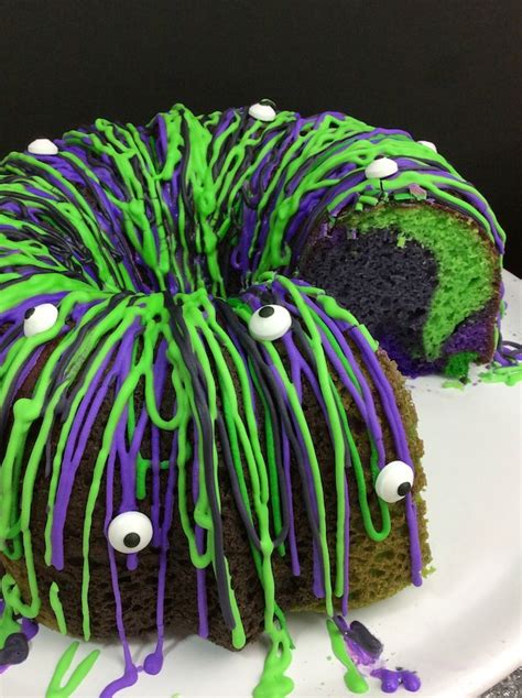 Witches Brew Halloween Bundt Cake Recipe Be Plum Crazy
