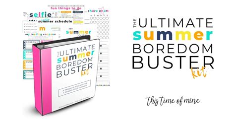 The Ultimate Summer Boredom Buster Kit