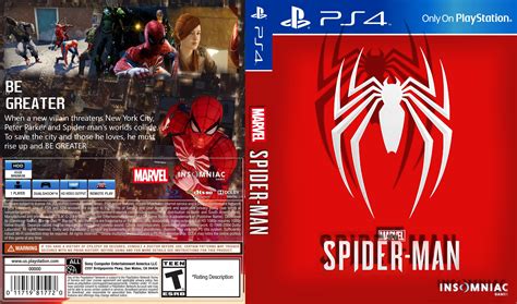 Spider Man Ps4 Custom Cover Rspidermanps4