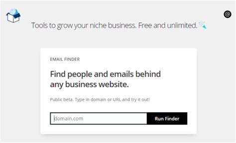 Find Email Addresses From Business Websites For Free