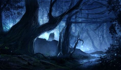 Concept Creepy Forest Fantasy Art Landscapes Scenery Forest