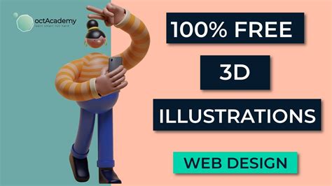 Free 3d Illustrations For Web Design Free Design Resources For Web
