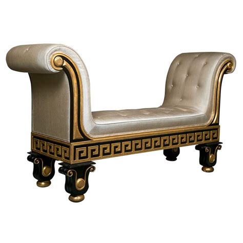 Neoclassical Style Greek Key Bench Or Sofa Neoclassical Furniture
