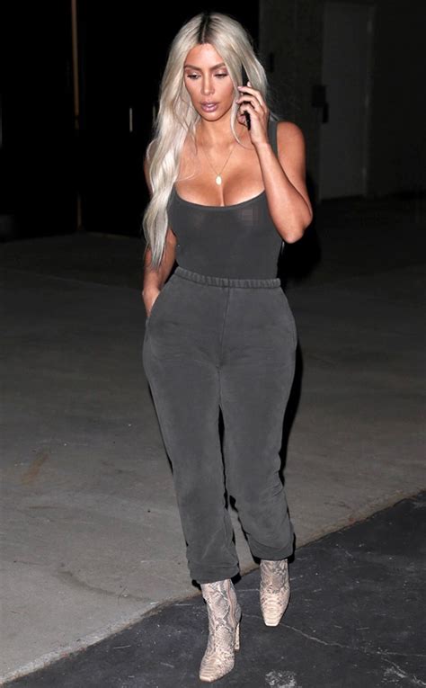 hello from kim kardashian wears 9 yeezy outfits in one day e news