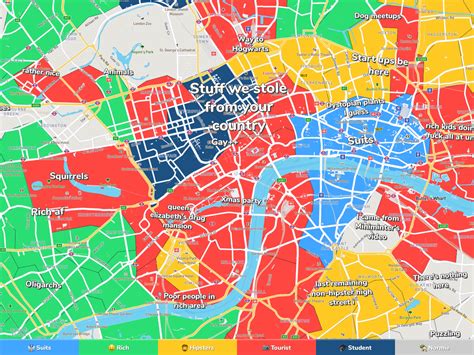 Map Of London By Neighborhood World Map