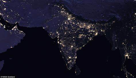 Nasa Releases Stunning New Global Maps Of Earth At Night Daily Mail