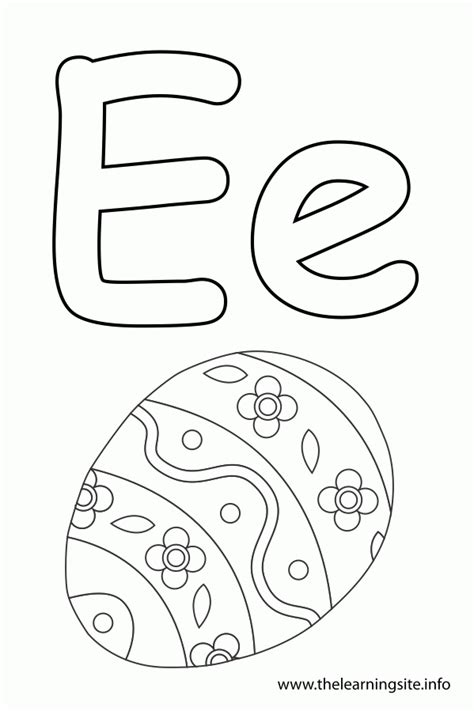 Free Letter E Coloring Page Download Free Letter E Coloring Page Png