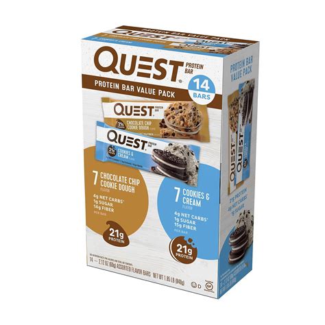 Quest Protein Bar Variety Pack 14 Ct