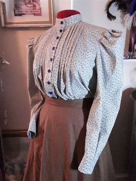 Edwardian Blouse And Skirt Old Fashion Dresses Edwardian Clothing