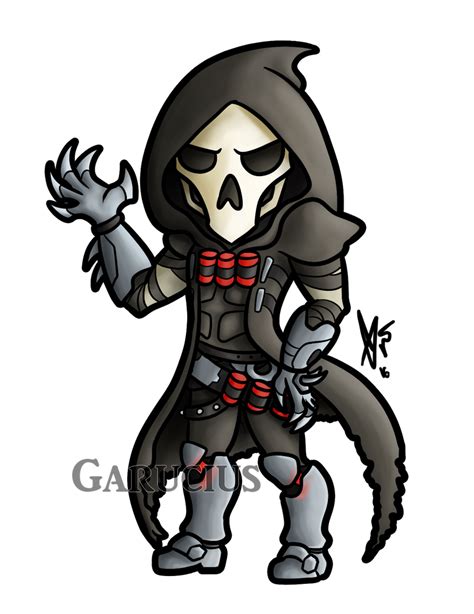 Overwatch Chibis Reaper By Garucius On Deviantart
