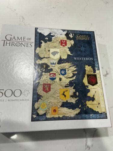 Buffalo Games Game Of Thrones Map Of Westeros 500 Pc Puzzle