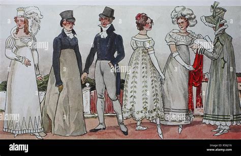 Fashion Clothes The Biedermeier Fashion In Germany From 1815 To 1820