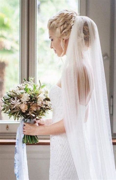 20 Wedding Hairstyles For Long Hair With Veils Oh The