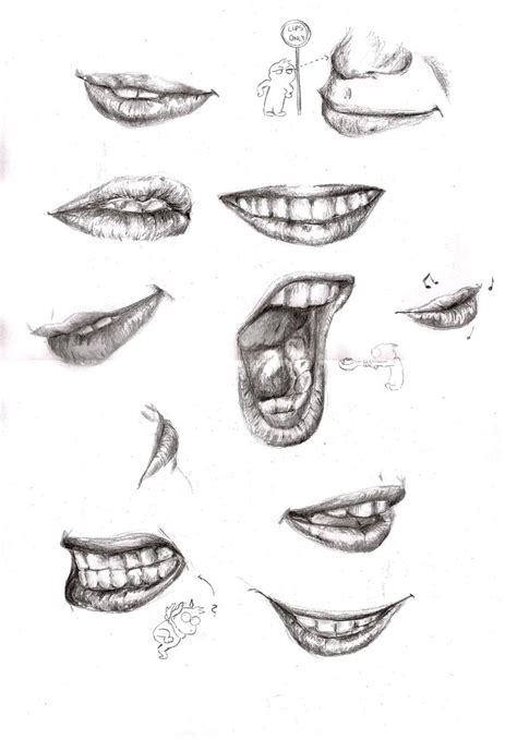 Female Lips Sketch 1 By Naya95 Lips Sketch Lips
