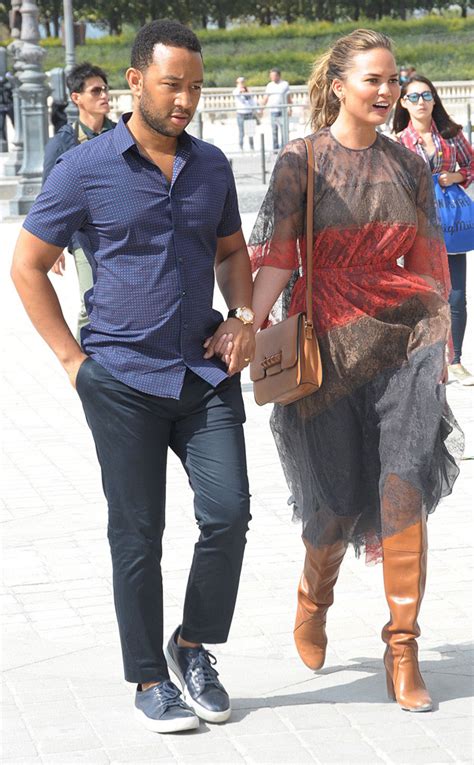 Chrissy Teigen And John Legend Enjoy Romantic Vacation In Paris Ahead Of First Wedding