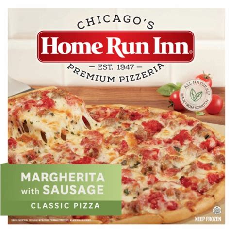 Home Run Inn Classic Margherita Frozen Pizza With Sausage 325 Oz