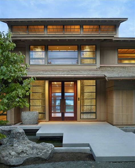 Modern Japanese House Exterior Design House Architecture Japanese Modern Style Exterior Inspired